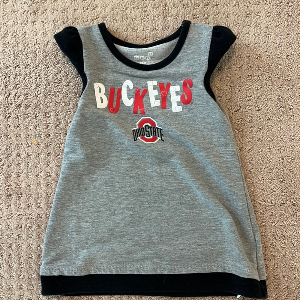 Ohio State buckeyes toddler dress 2T